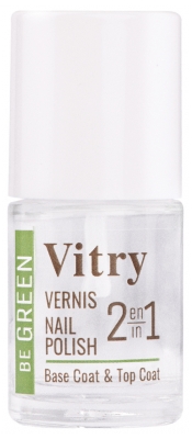 Vitry Nagelverzorging Vernis 2in1 Base Coat en Top Coat 10 ml