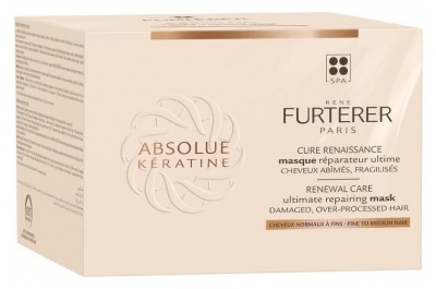 René Furterer Absolue Kératine Cure Renaissance Masque Réparateur Ultime Cheveux Abîmés Fragilisés 200 ml - Type : Cheveux Normaux à Fins