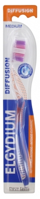 Elgydium Diffusie Tandenborstel Medium - Kleur: Roos