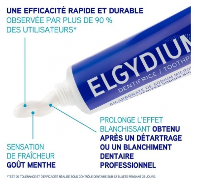 Elgydium Dentifrice Blancheur 75 ml