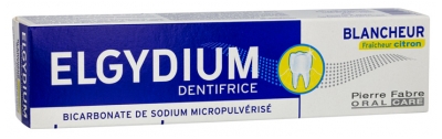 Elgydium Dentifrice Blancheur Fraîcheur Citron 75 ml