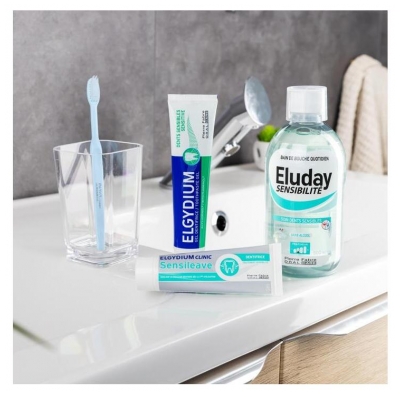 Pierre Fabre Oral Care Eluday Sensibilité Bain de Bouche Quotidien 500 ml