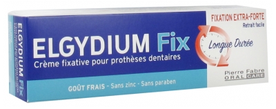 Elgydium Crème Fixative pour Prothèses Dentaires 45 g - Goût : Goût Frais