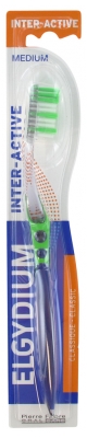 Elgydium Medium Inter-Actieve Tandenborstel - Kleur: Groen
