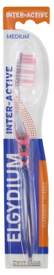 Elgydium Inter-Active Toothbrush Medium - Colour: Pink