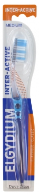 Elgydium Cepillo de Dientes Inter-Activo Medio - Color: Azul