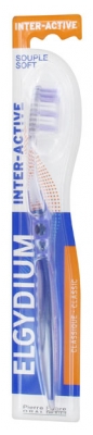 Elgydium Cepillo de Dientes Inter-Active Suave - Color: Blanco