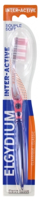 Elgydium Cepillo de Dientes Inter-Active Suave - Color: Rosa