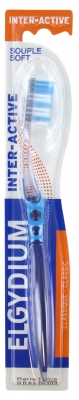 Elgydium Cepillo de Dientes Inter-Active Suave - Color: Azul