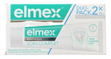 Elmex Complete Care Sensitive Plus Pasta do Zębów Zestaw 2 x 75 ml