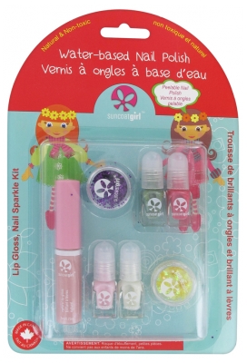 Suncoatgirl Estuche de Brillos de Uñas y Brillo de Labios