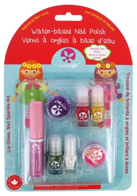 Suncoatgirl Lip Gloss and Nail Sparkle Kit - Colour: Jingle Lingle Sparkle