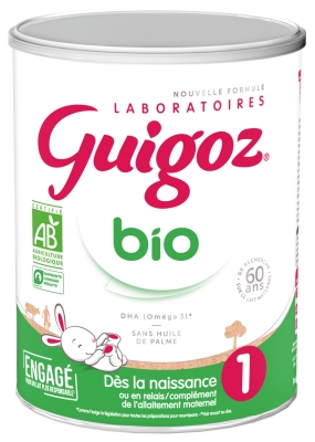 Guigoz Organic 1st Age Milk From Birth Up to 6 Months 800g