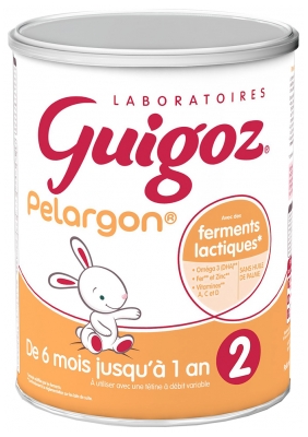 Guigoz Pelargon Milk 2nd Age From 6 Months Up to 1 Year 780 g