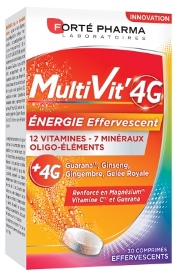 Forté Pharma MultiVit'4G Energie 30 Compresse Effervescenti