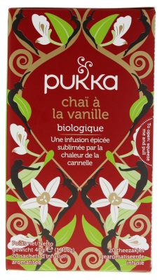 Pukka Chai de Vainilla Ecológico 20 Bolsitas de té