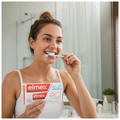 Elmex Dentifrice Anti-Caries Professional Lot de 2 x 75 ml