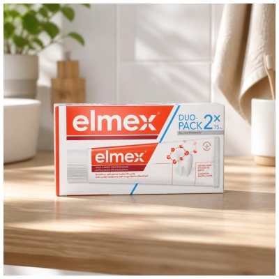 Elmex Professional Antikaries Zahnpasta Packung von 2 x 75 ml