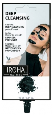 Iroha Nature Houtskool Peel-Off Masker 18 g
