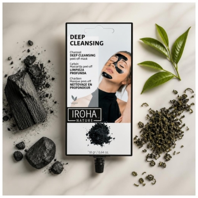 Iroha Nature Máscara Peel-Off Carvão 18 g