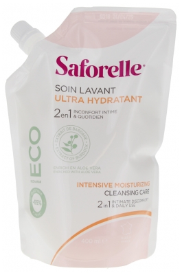 Saforelle Gel de Curățare Ultra Hidratant Reîncărcare 400 ml