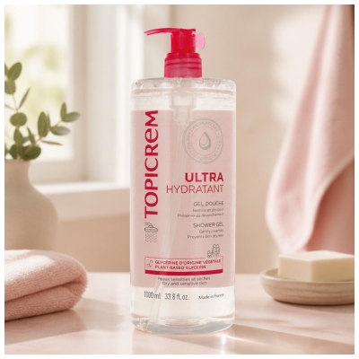Topicrem Ultra-Hydratant Gel Douche 1000 ml