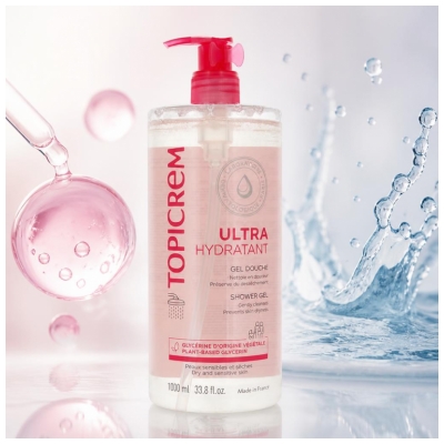 Topicrem Ultra-Kosteuttava suihkugeeli 1000 ml