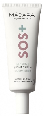 Mádara SOS+ Sensitive Night Cream Crème de Nuit Bio 70 ml