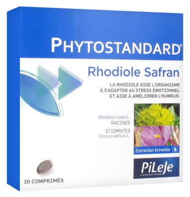Pileje Phytostandard Rhodiole Saffron 30 Tablets