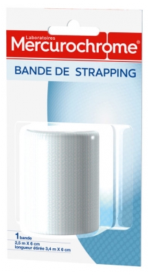 Mercurochrome Bandă de Bandaj 2,5 m x 6 cm