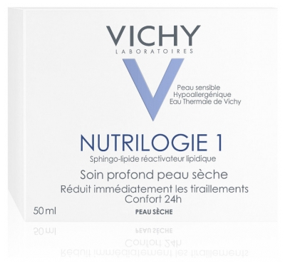 Vichy Nutrilogie 1 Soin Profond Peau Sèche 50 ml