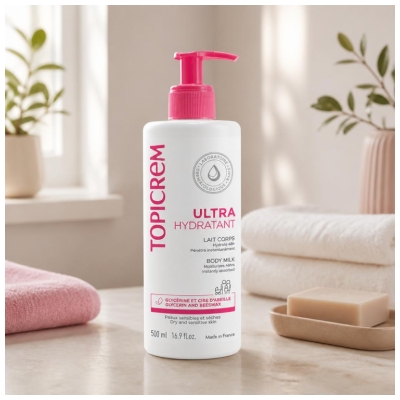Topicrem Ultra-Hydratant Lait Corps 500 ml