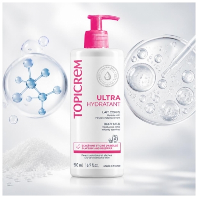 Topicrem Ultra-Hydratant Lait Corps 500 ml