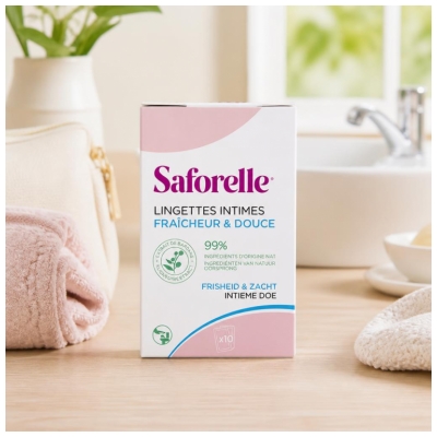 Saforelle Intime Servietter 10 Individuelle Servietter