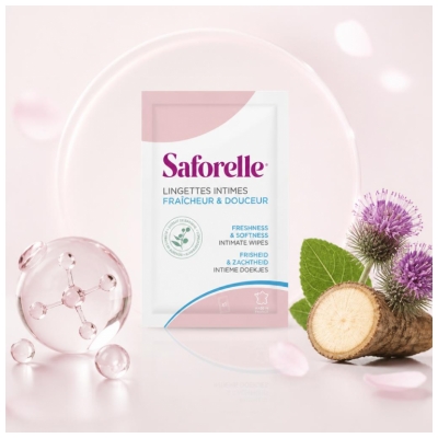 Saforelle Intime Servietter 10 Individuelle Servietter