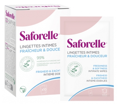Saforelle Toallitas Íntimas 10 Toallitas Individuales