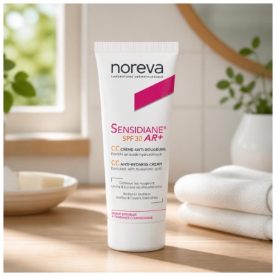 Noreva Sensidiane AR+ CC Crema Anti-Rossore Trasparente SPF30 40 ml