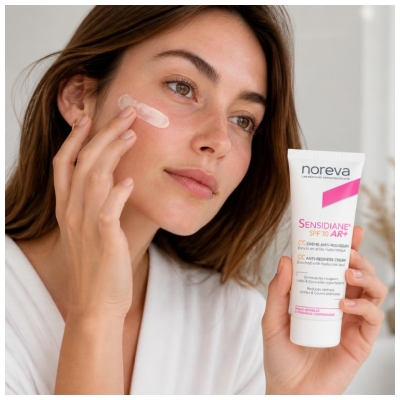 Noreva Sensidiane AR+ CC Crema Anti-Rossore Trasparente SPF30 40 ml