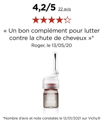 Vichy Dercos Aminexil Clinical 5 Homme 21 Monodoses