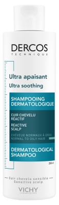 Vichy Dercos Shampoo Ultra Lenitivo per Capelli da Normali a Grassi 200 ml