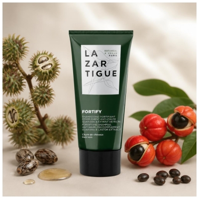 Lazartigue Fortify Styrkende Shampoo Supplerende Anti-Hårtab 50 ml