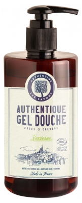 Authentine Genuine Organic Verbena Body and Hair Shower Gel 1 L