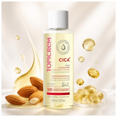Topicrem CICA + Koncentrerad Olja Striae och Ärrbildning 100 ml