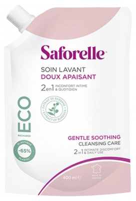 Saforelle Cuidado Limpiador Suave Recarga 400 ml