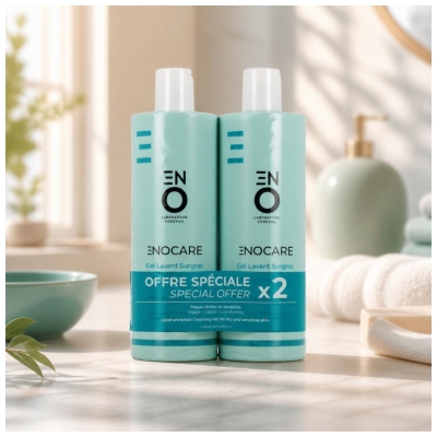 Codexial Enocare Bagātināts ar virsmas aktīvajām vielām mazgāšanas želeja 2 x 400 ml iepakojumā