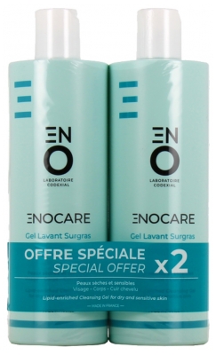 Codexial Enocare Fetthaltiges Waschgel 2 x 400 ml Packung