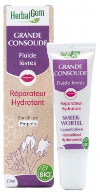 HerbalGem Fluide Lèvres Réparateur Hydratant Bio 10 ml