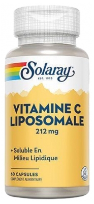 Solaray Lipozomālais C vitamīns 212 mg 60 kapsulas
