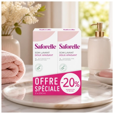 Saforelle Trattamento Detergente Delicato Set di 2 x 250 ml
