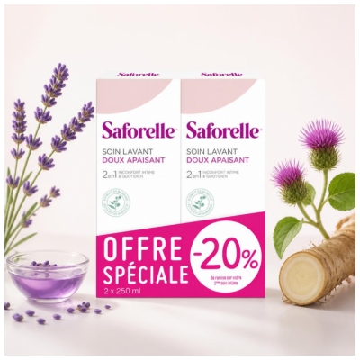 Saforelle Trattamento Detergente Delicato Set di 2 x 250 ml
